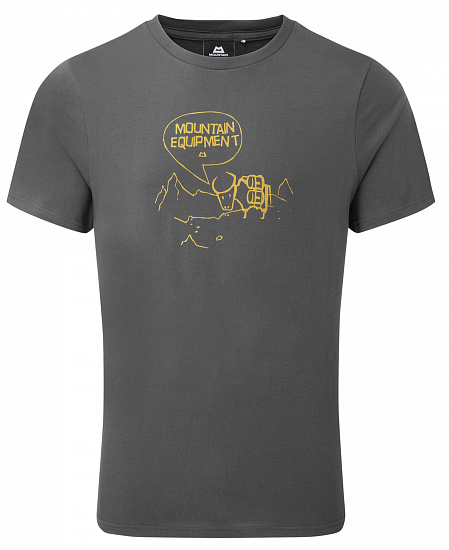Футболка мужская Mountain Equipment Yorik Anvil Grey - Фото 1 большая