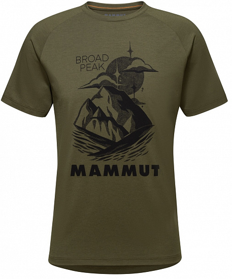 Футболка мужская Mammut Mountain T-Shirt Iguana - Фото 1 большая