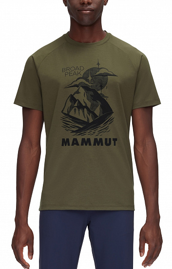 Футболка мужская Mammut Mountain T-Shirt Iguana - Фото 2 большая