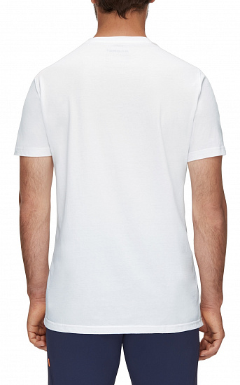 Футболка мужская Mammut La Liste T-Shirt White/Marine - Фото 3 большая