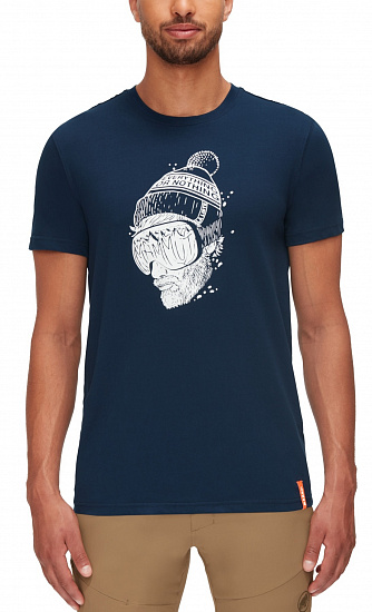 Футболка мужская Mammut La Liste T-Shirt Marine - Фото 2 большая