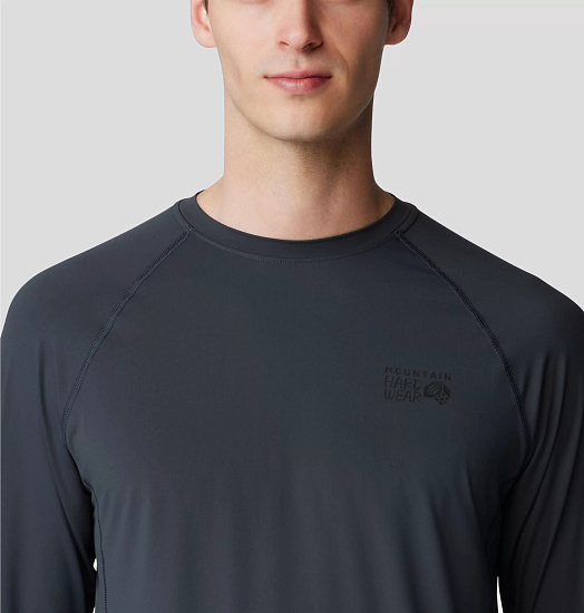 Лонгслив мужской Mountain Hardwear Crater Lake Dark Storm - Фото 7 большая