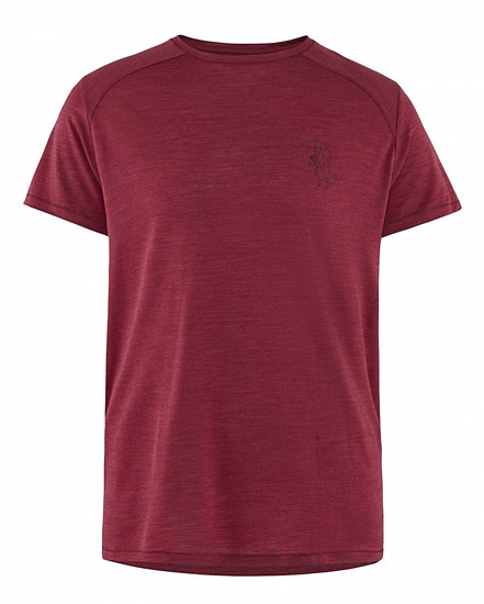 Футболка мужская Klattermusen Eir Rain S/S Burnt Russet - Фото 1 большая