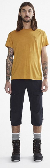 Футболка мужская Klattermusen Eir Rain S/S Dark Honey - Фото 3 большая