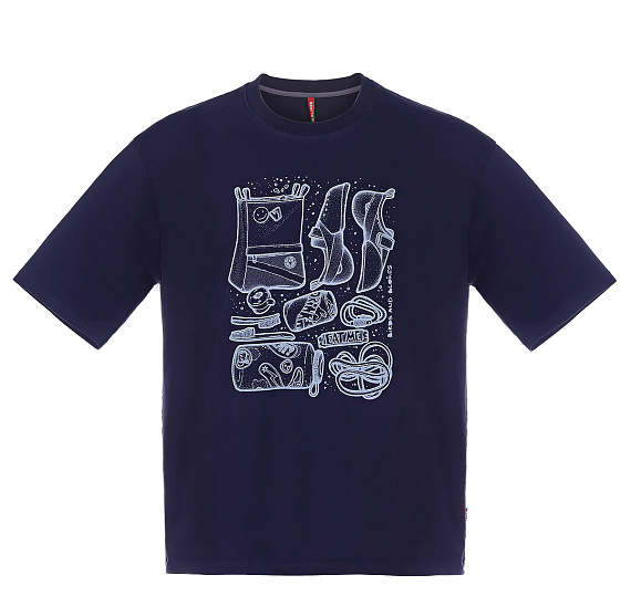 Футболка Birds and Blokes All In Синий - Фото 1 большая