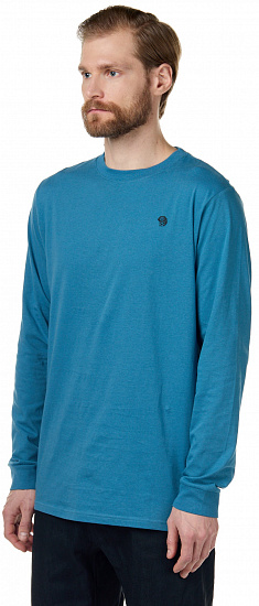Футболка мужская Mountain Hardwear Back Logo Ls T Darj Green - Фото 2 большая