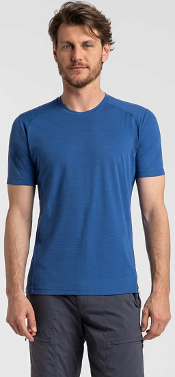 Футболка мужская Montura Merino Mix B.Blue - Фото 2 большая
