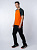Футболка мужская Montura Outdoor 3 Orange/Piombo - Фото 5 малая