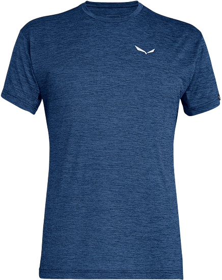 Футболка мужская Salewa Puez Melange Dry Dark Denim Melange - Фото 1 большая