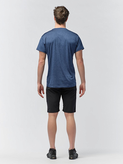 Футболка мужская Salewa Puez Melange Dry Dark Denim Melange - Фото 4 большая