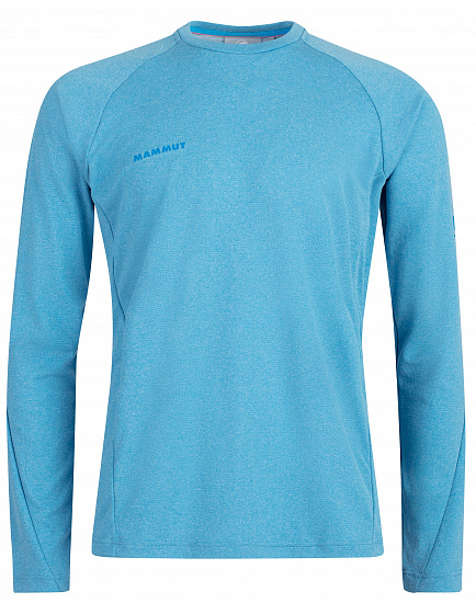 Футболка мужская Mammut Aegility LS Gentian Melange - Фото 1 большая