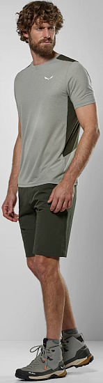 Футболка мужская Salewa Puez Hybrid Dry Shadow - Фото 4 большая