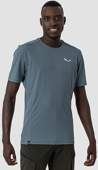 Футболка мужская Salewa Puez Sporty Dry Java Blue - Фото 3 большая