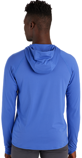 Лонгслив мужской Marmot Windridge Hoody Trail Blue - Фото 4 большая
