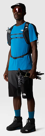 Футболка мужская The North Face Lightning Alpine S/S Skyline Blue - Фото 4 большая