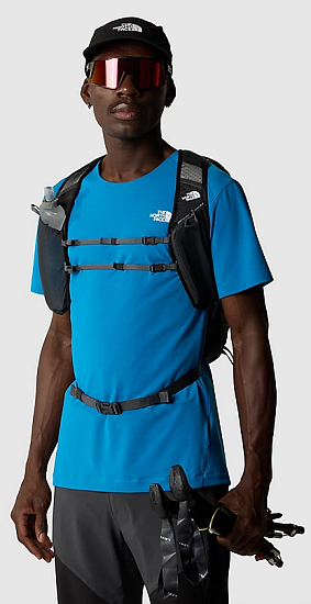 Футболка мужская The North Face Lightning Alpine S/S Skyline Blue - Фото 8 большая