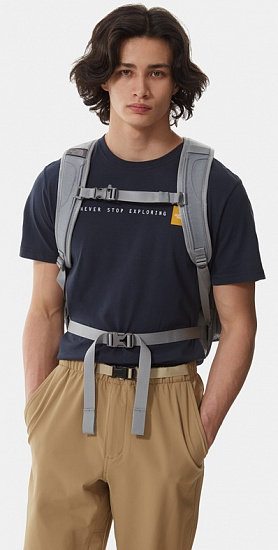 Футболка мужская The North Face SS Never Stop Exploring Urban Navy/Arrowwood Yellow - Фото 7 большая