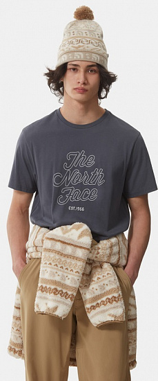 Футболка мужская The North Face SS Natural Wonders Vanadis Grey - Фото 5 большая