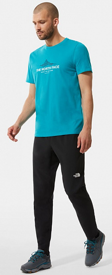 Футболка мужская The North Face Foundation Graphic SS Enamel Blue - Фото 8 большая