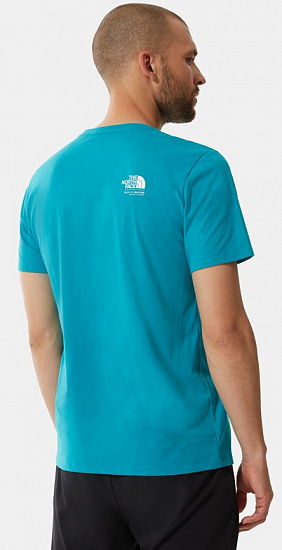 Футболка мужская The North Face Foundation Graphic SS Enamel Blue - Фото 9 большая