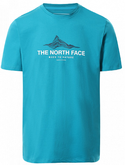 Футболка мужская The North Face Foundation Graphic SS Enamel Blue - Фото 1 большая