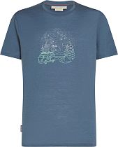 Футболка мужская Icebreaker Merino 150 Tech Lite Iii Ss Van Camp Dawn