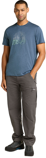Футболка мужская Icebreaker Merino 150 Tech Lite Iii Ss Van Camp Dawn - Фото 3 большая