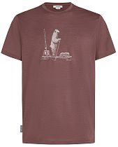 Футболка мужская Icebreaker Merino 150 Tech Lite Ss T Pol Paddle Carob