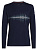 Лонгслив мужской Icebreaker Merino 200 Oasis Crewe Snow Wave Midnight Navy - Фото 1 малая
