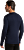 Лонгслив мужская Icebreaker Merino 200 Oasis Crewe Snow Wave Midnight Navy - Фото 2 малая