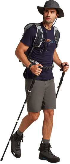 Футболка мужская Icebreaker Merino 150 Tech Lite Ss Slimey Salama Midnight Navy - Фото 4 большая