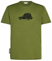 Футболка мужская Icebreaker Merino 150 Tech Lite Ss Cosy Camper Sphagnum