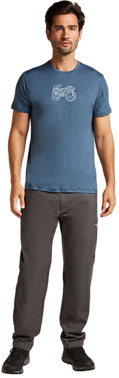 Футболка мужская Icebreaker Merino 150 Tech Lite Ss Adventure Rid Dawn - Фото 3 большая