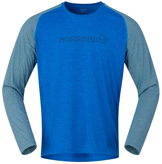 Лонгслив мужской Norrona Fjora Equaliser Lightweight LS Skydiver - Фото 1 большая