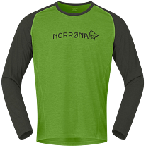 Лонгслив мужской Norrona Fjora Equaliser Lightweight LS Norrona Green