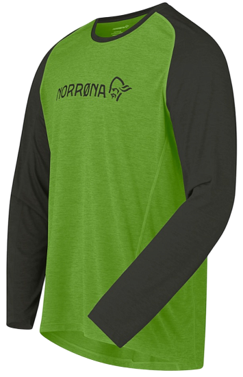 Лонгслив мужской Norrona Fjora Equaliser Lightweight LS Norrona Green - Фото 2 большая