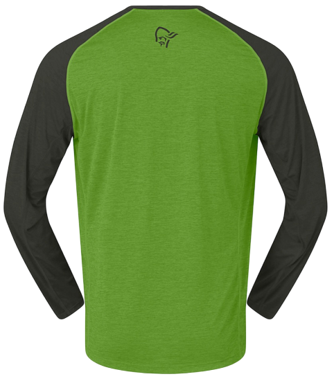 Лонгслив мужской Norrona Fjora Equaliser Lightweight LS Norrona Green - Фото 3 большая