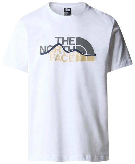 Футболка мужская The North Face Mountain Line Tnf White - Фото 1 большая