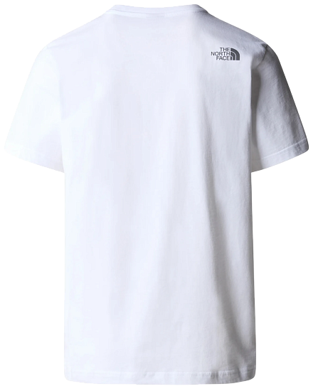 Футболка мужская The North Face Mountain Line Tnf White - Фото 3 большая