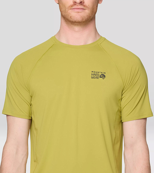 Футболка мужская Mountain Hardwear Crater Lake Оливковый - Фото 4 большая