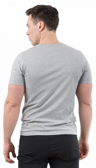 Футболка мужская Bergans Classic Tee Grey Mel/Black - Фото 3 большая