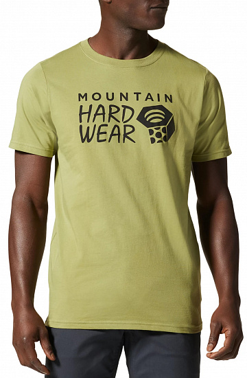 Футболка мужская Mountain Hardwear Logo SS Light Cactus - Фото 1 большая