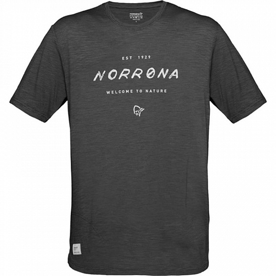 Футболка мужская Norrona Svalbard Wool Caviar - Фото 1 большая