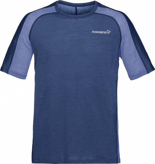 Футболка мужская Norrona Bitihorn Wool Indigo Night - Фото 1 большая