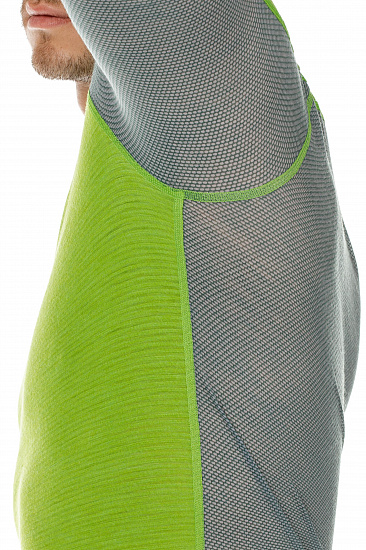 Футболка мужская Norrona Bitihorn Wool Bamboo Green - Фото 5 большая