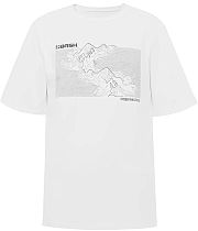 Футболка мужская Bask Topography Mt V2 Белый