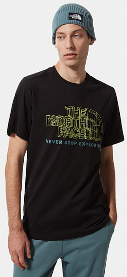 Футболка мужская The North Face Coordinates SS TNF Black - Фото 3 большая