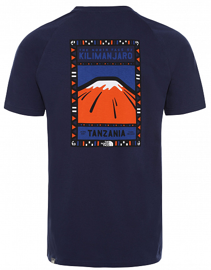 Футболка мужская The North Face S/S Montague Blue - Фото 2 большая