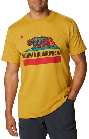 Футболка мужская Mountain Hardwear Bear Flag SS T Mojave Tan - Фото 1 большая
