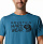 Футболка мужская Mountain Hardwear Logo SS Caspian - Фото 4 малая